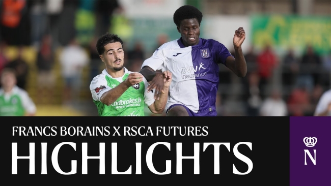 Embedded thumbnail for HIGHLIGHTS U23: Francs Borains - RSCA Futures